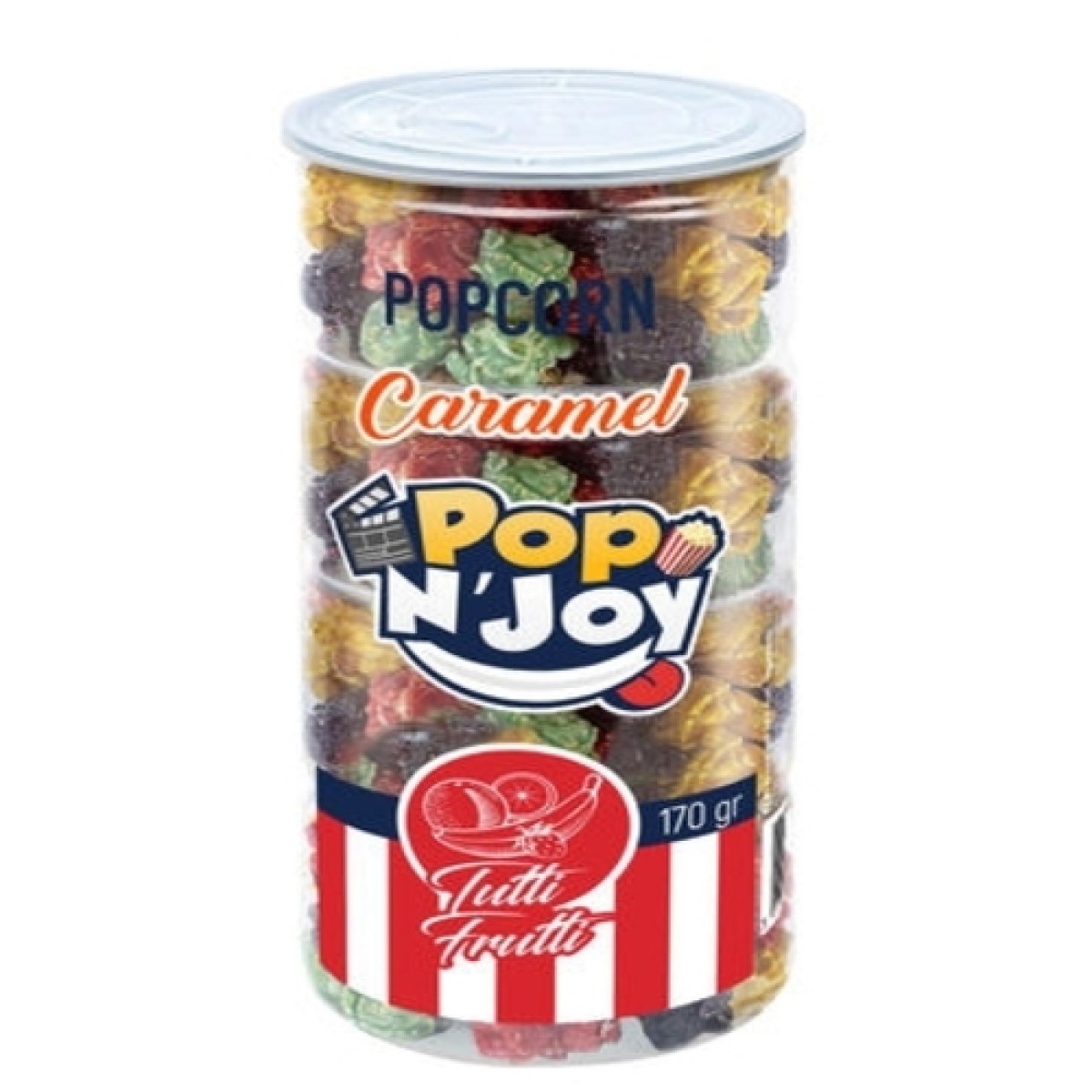 popcorn pop n'joy tutti frutti 170gr